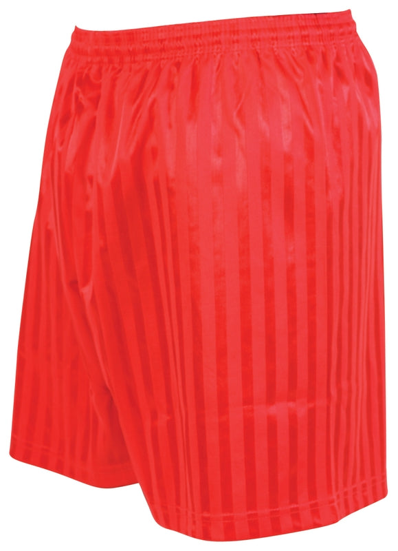 Precision Striped Continental Football Shorts Adult Red S 30-32