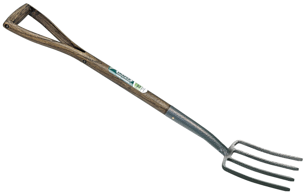 Draper Y/GARD DIGGING FORK(ASH)CARBON 20680 Young Gardener Digging Fork with Ash Handle