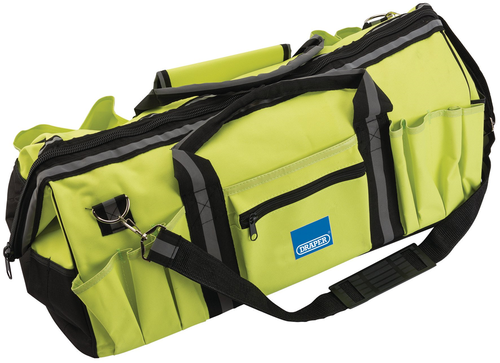 Draper HI VIS TOOL BAG 600MM 45L 31085 31085 Hi-Vis Tool Bag, 600mm