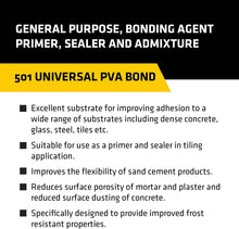 Load image into Gallery viewer, Everbuild 501 5 Litre PVA Bond Multi Purpose bonding Primer
