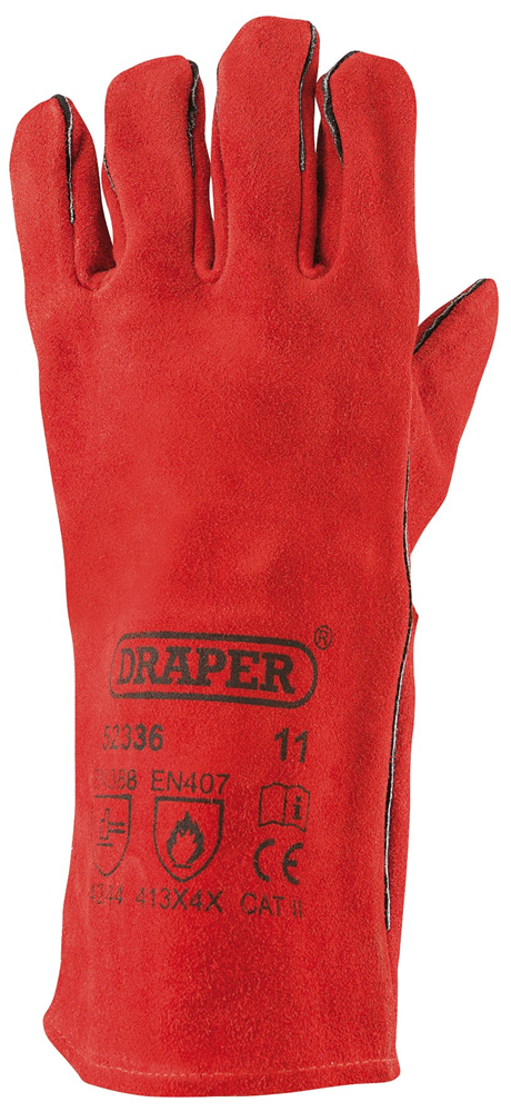 Draper LEATHER WELDING GAUNTLET 52336 52336 Large Welders Gauntlets