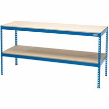 Load image into Gallery viewer, Draper METAL WORKBENCH 24913 Steel bench 1800 x 600 x 900mm 200KG WORKING LOAD
