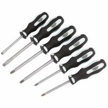 Load image into Gallery viewer, Draper 6PC HD PT S&#39;DRIVER SET IN PVC 63590 Pound Thru&#39; Soft Grip Screwdriver Set (6 Piece)
