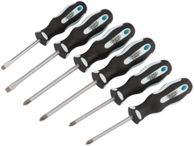 Load image into Gallery viewer, Draper 6PC HD S&#39;DRIVER SET IN PVC BOX 63588 63588 Soft Grip Screwdriver Set (6 Piece)
