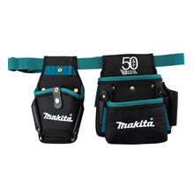 Load image into Gallery viewer, Makita 50th Anniversary Logo Drill Holster &amp; Fixings Pouch With Tool Belt 66-050
