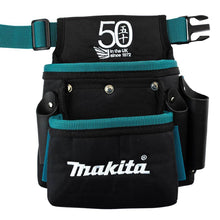 Load image into Gallery viewer, Makita 50th Anniversary Logo Drill Holster &amp; Fixings Pouch With Tool Belt 66-050
