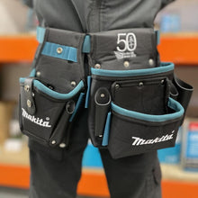 Load image into Gallery viewer, Makita 50th Anniversary Logo Drill Holster &amp; Fixings Pouch With Tool Belt 66-050
