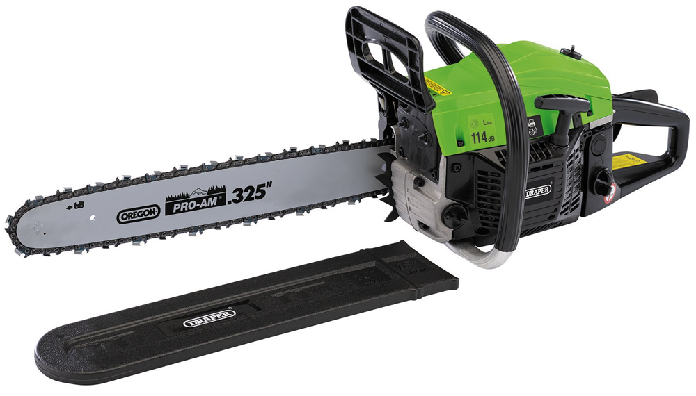 Draper 45CC PETROL CHAINSAW 450MM 80103 450mm Petrol Chainsaw (45cc)