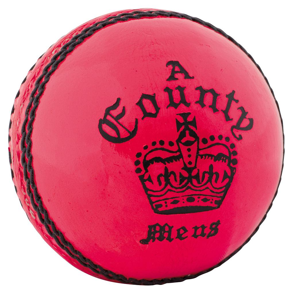 Readers County Crown Cricket Ball Pink Mens