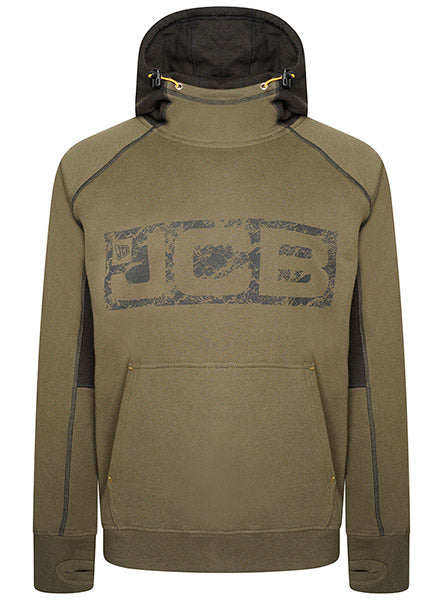 JCB WORKWEAR HORTON HOODIE OLIVE GREEN | ALL SIZES