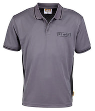 Load image into Gallery viewer, JCB WORKWEAR TRADE POLO SHIRT GREY / BLACK | ALL SIZES
