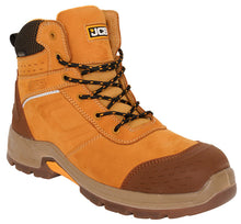 Load image into Gallery viewer, JCB WORKWEAR FASTRAC BOOTS BLACK HONEY | ALL SIZES
