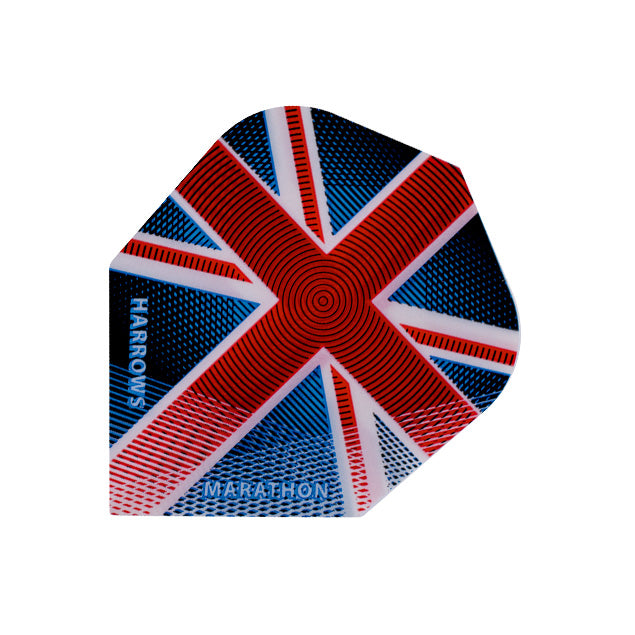 Harrows 100 Micron Marathon Flights Set Union Jack