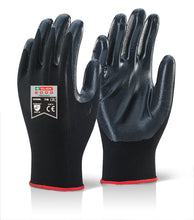 Load image into Gallery viewer, Click - NITE STAR WORK GLOVE BLACK All Sizes, Gardening
