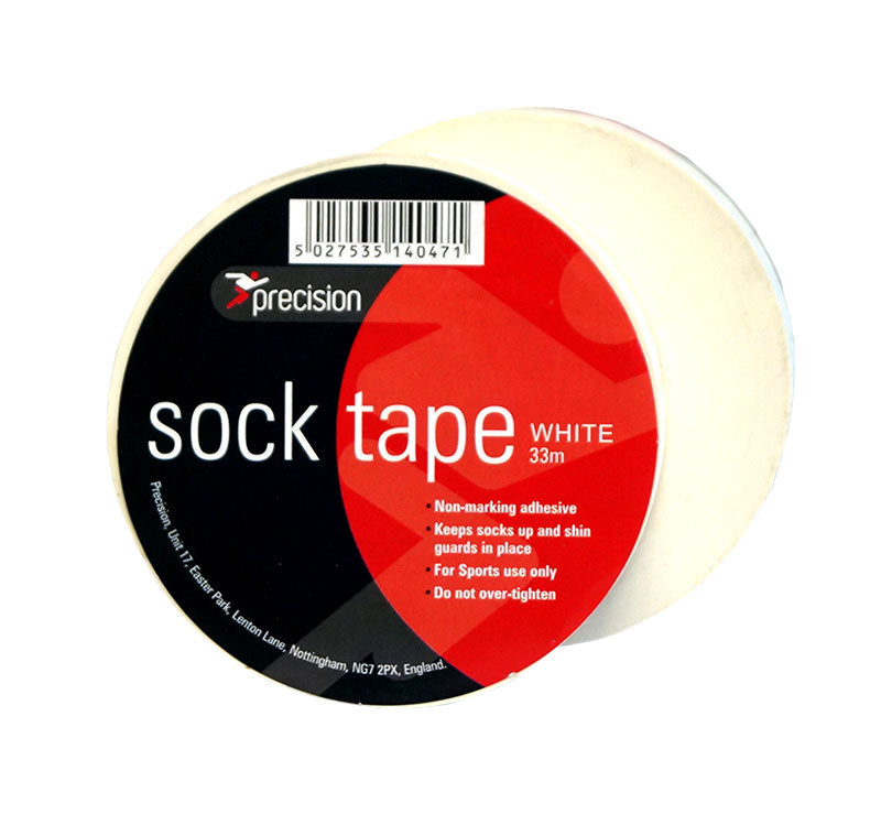 Precision Sock Tape 19mm (Pack of 10) White 19mm x 33m