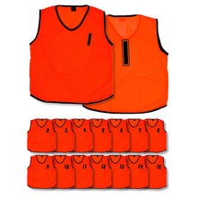 Load image into Gallery viewer, (Pack of 15) Mesh Numbered 1 - 15 Training Bibs (Youths, Adult)
