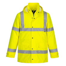 Load image into Gallery viewer, Portwest S460 - Yellow Sz Hi-Vis Traffic Jacket Coat Reflective Visibility
