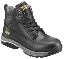 Load image into Gallery viewer, JCB WORKWEAR WORKMAX BOOTS BLACK BROWN HONEY | ALL SIZES
