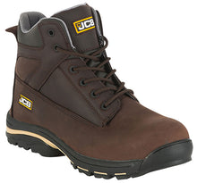 Load image into Gallery viewer, JCB WORKWEAR WORKMAX BOOTS BLACK BROWN HONEY | ALL SIZES
