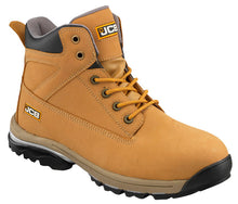 Load image into Gallery viewer, JCB WORKWEAR WORKMAX BOOTS BLACK BROWN HONEY | ALL SIZES
