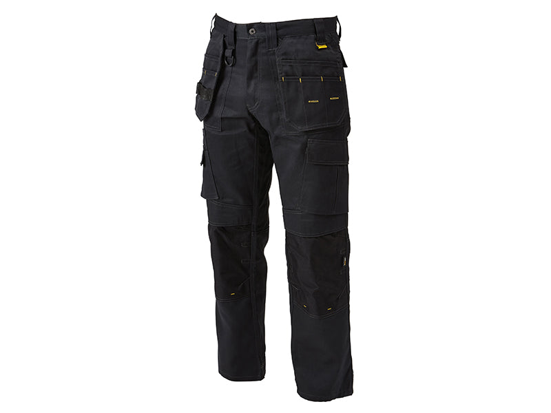 DEWALT DEWPROTRADE36/29 Pro Tradesman Black Trousers Waist 36in Leg 29in