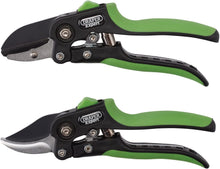 Load image into Gallery viewer, DRAPER 08986 - Anvil And Bypass Secateurs Set, 200mm (2 PIECE)
