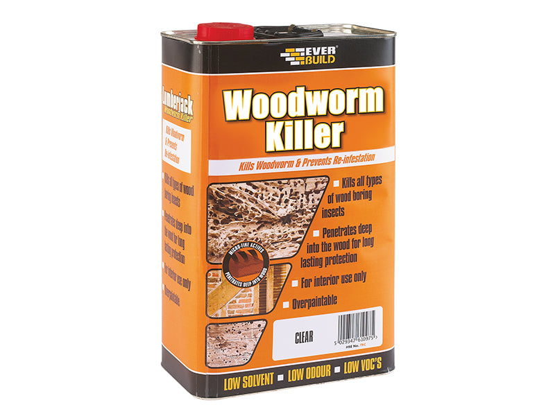 Everbuild LJWORM05 Woodworm Killer 5 litre