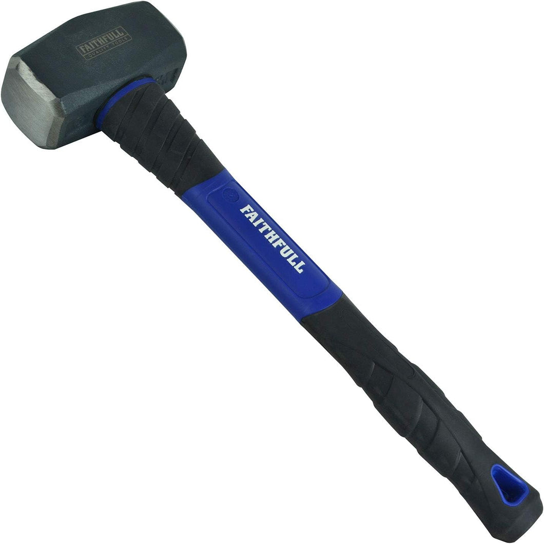 Faithfull 60411439 Club Hammer Long Shaft Fibreglass Handle 1.81kg (4 lb)