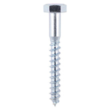 Load image into Gallery viewer, TIMCO Coach Screws Hex Head Silver  - 10.0 x 100 TIMpac OF 2 - 10100CSCP
