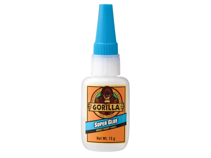 Gorilla Super Glue, 15g – All Purpose, Impact Tough & Fast Setting