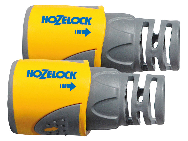 Hozelock 2050P0025 2050 Hose End Connector Plus for 12.5-15mm (1/2-5/8in) Hose (Twin Pack)