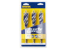Load image into Gallery viewer, IRWIN 10506627 Blue Groove 6X Wood Drill Bit Set, 3 Piece 20-25mm
