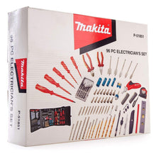 Load image into Gallery viewer, Makita Electricians Tool Set 96 Piece Pliers Insulated Screwdrivers P-51851
