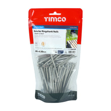 Load image into Gallery viewer, TIMCO Annular Ringshank Nails A2 Stainless Steel -All sizes 1kg to 10kg Packs
