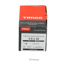 Load image into Gallery viewer, TIMCO Drywall Self-Drilling Bugle Head Silver Screws - All Sizes
