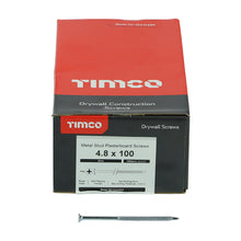 Load image into Gallery viewer, TIMCO Drywall Self-Drilling Bugle Head Silver Screws - All Sizes
