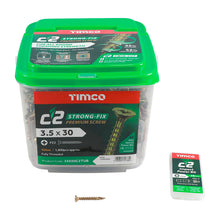 Load image into Gallery viewer, TIMCO C2 Strong-Fix Multi-Purpose Premium Countersunk Gold Woodscrews,All Sizes
