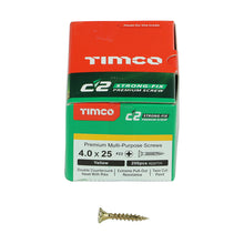 Load image into Gallery viewer, TIMCO C2 Strong-Fix Multi-Purpose Premium Countersunk Gold Woodscrews,All Sizes
