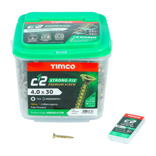 Load image into Gallery viewer, TIMCO C2 Strong-Fix Multi-Purpose Premium Countersunk Gold Woodscrews,All Sizes
