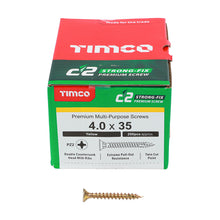 Load image into Gallery viewer, TIMCO C2 Strong-Fix Multi-Purpose Premium Countersunk Gold Woodscrews,All Sizes
