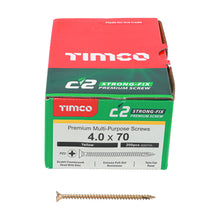 Load image into Gallery viewer, TIMCO C2 Strong-Fix Multi-Purpose Premium Countersunk Gold Woodscrews,All Sizes
