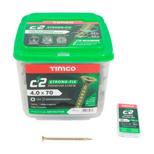 Load image into Gallery viewer, TIMCO C2 Strong-Fix Multi-Purpose Premium Countersunk Gold Woodscrews,All Sizes
