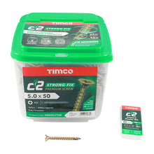 Load image into Gallery viewer, TIMCO C2 Strong-Fix Multi-Purpose Premium Countersunk Gold Woodscrews,All Sizes
