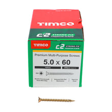 Load image into Gallery viewer, TIMCO C2 Strong-Fix Multi-Purpose Premium Countersunk Gold Woodscrews,All Sizes
