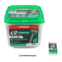 Load image into Gallery viewer, TIMCO C2 Strong-Fix Multi-Purpose Premium Countersunk Gold Woodscrews,All Sizes
