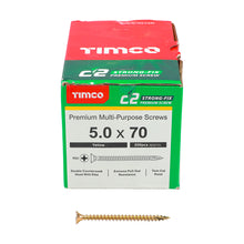 Load image into Gallery viewer, TIMCO C2 Strong-Fix Multi-Purpose Premium Countersunk Gold Woodscrews,All Sizes
