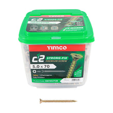 Load image into Gallery viewer, TIMCO C2 Strong-Fix Multi-Purpose Premium Countersunk Gold Woodscrews,All Sizes
