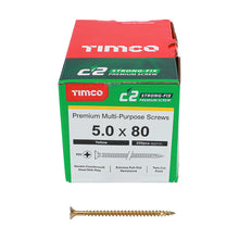 Load image into Gallery viewer, TIMCO C2 Strong-Fix Multi-Purpose Premium Countersunk Gold Woodscrews,All Sizes
