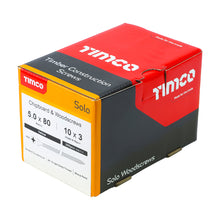 Load image into Gallery viewer, TIMCO Solo Countersunk Gold Woodscrews - 5.0 x 80 Box OF 200 - 50080SOLOC
