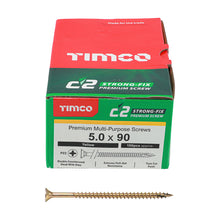 Load image into Gallery viewer, TIMCO C2 Strong-Fix Multi-Purpose Premium Countersunk Gold Woodscrews,All Sizes
